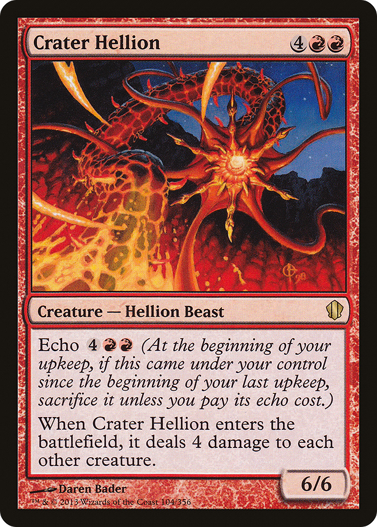 Crater Hellion (C13-104) [Commander 2013]