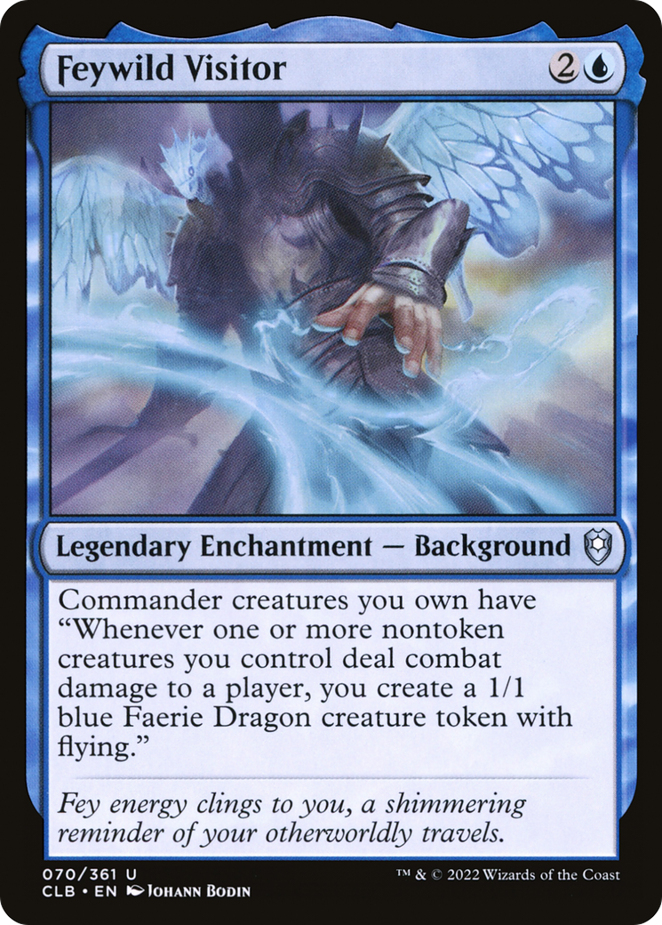 Feywild Visitor (CLB-070) [Commander Legends: Battle for Baldur's Gate] Foil