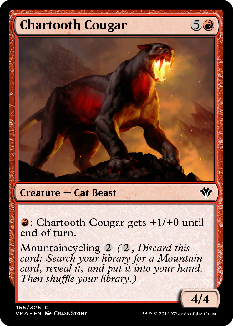 Chartooth Cougar (VMA-155) [Vintage Masters]