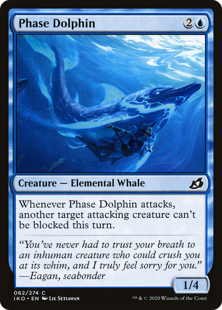 Phase Dolphin (IKO-062) [Ikoria: Lair of Behemoths] Foil