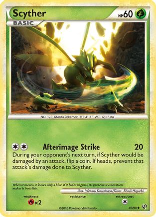 Scyther (36/90) [Undaunted] Reverse Holofoil - Uncommon