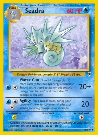 Seadra (63/110) [Legendary Collection] Reverse Holofoil - Uncommon