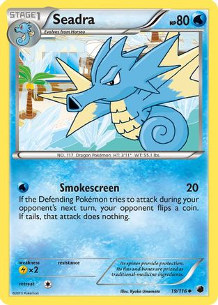 Seadra (19/116) [Plasma Freeze] Reverse Holofoil - Uncommon