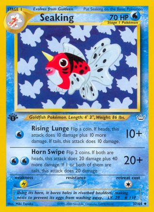 Seaking (037/64) [Neo Revelation] 1st Edition - Uncommon