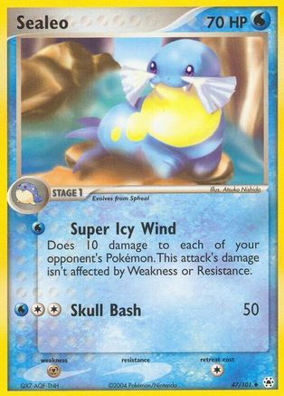 Sealeo (47/101) [Hidden Legends] Reverse Holofoil - Uncommon