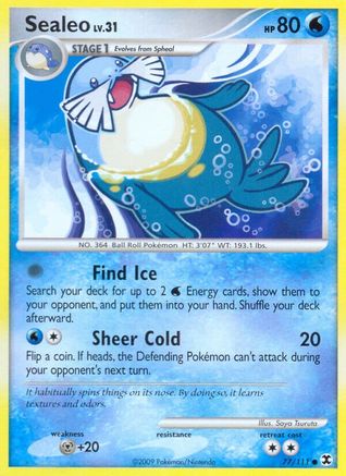 Sealeo (77/111) [Rising Rivals] Reverse Holofoil - Common