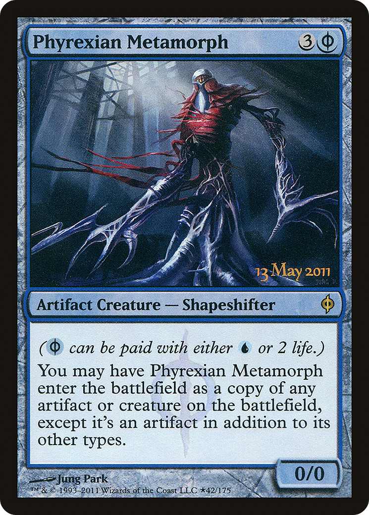 Phyrexian Metamorph (LARP-042) [New Phyrexia Promos] Foil