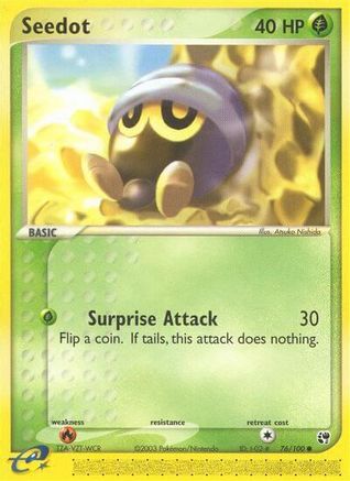 Seedot (076/100) [Sandstorm] Reverse Holofoil - Common