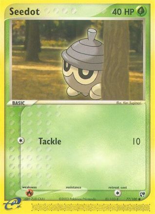 Seedot (77/100) [Sandstorm] Reverse Holofoil - Common