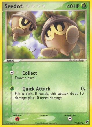 Seedot (071/107) [Deoxys] Reverse Holofoil - Common