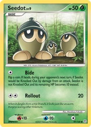 Seedot (97/130) [Diamond and Pearl] Reverse Holofoil - Common