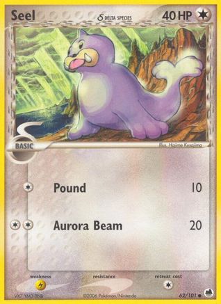Seel (Delta Species) (062/101) [Dragon Frontiers] - Common