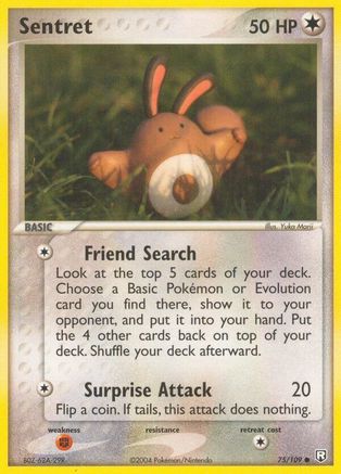 Sentret (075/109) [Team Rocket Returns] Reverse Holofoil - Common