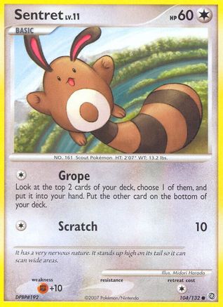 Sentret (104/132) [Secret Wonders] Reverse Holofoil - Common