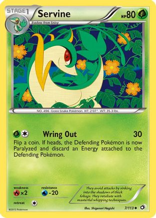 Servine (007/113) [Legendary Treasures] Reverse Holofoil - Uncommon