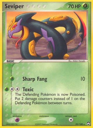 Seviper (23/108) [Power Keepers] Reverse Holofoil - Rare