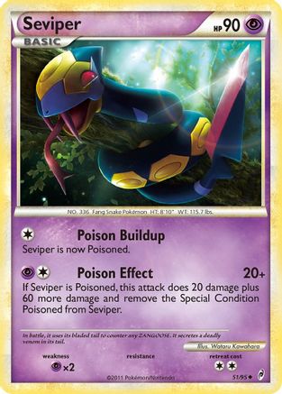 Seviper (51/95) [Call of Legends] Reverse Holofoil - Uncommon