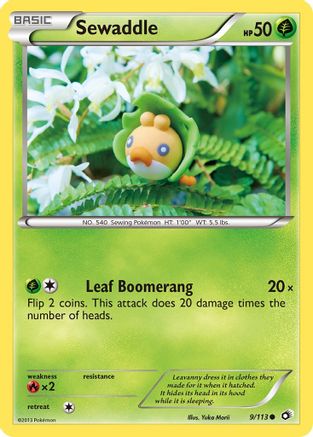 Sewaddle (009/113) [Legendary Treasures] - Common