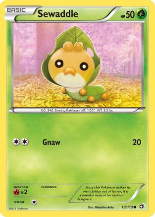Sewaddle (10/113) [Legendary Treasures] - Common
