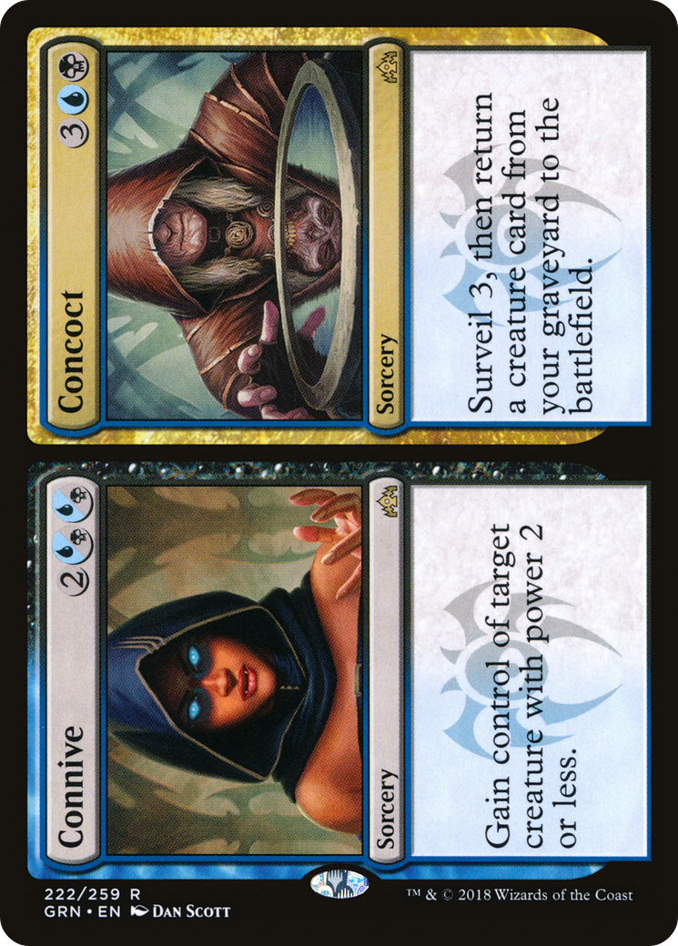 Connive // Concoct (GRN-222) [Guilds of Ravnica]