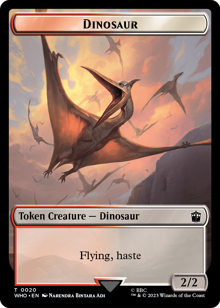 Dinosaur (TWHO-020) [Doctor Who Tokens] Foil