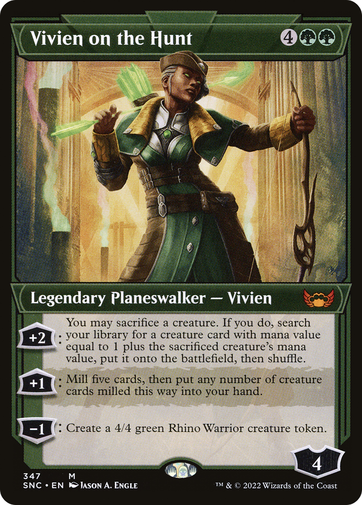 Vivien on the Hunt (Showcase) (SNC-347) [Streets of New Capenna] Foil