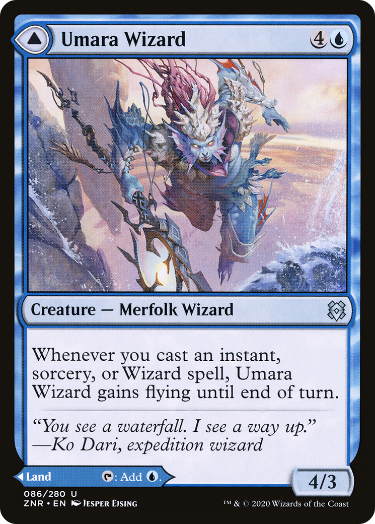 Umara Wizard (ZNR-086) [Zendikar Rising] Foil