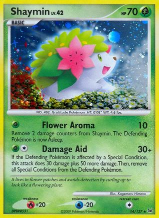 Shaymin (14/127) [Platinum] Holofoil - Holo Rare