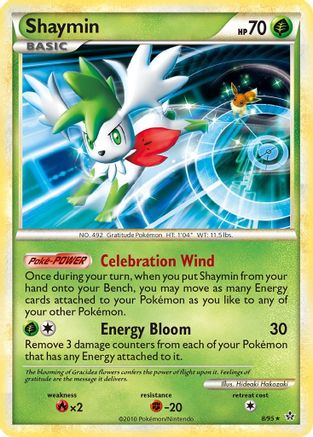 Shaymin (8/95) [Unleashed] Holofoil - Holo Rare