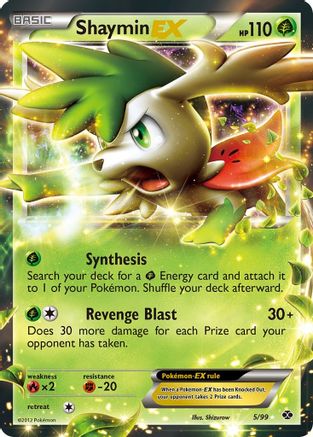 Shaymin EX (5/99) [Next Destinies] Holofoil - Ultra Rare