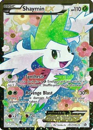 Shaymin EX (Full Art) (RC21/113) [Legendary Treasures Radiant Collection] Holofoil - Ultra Rare