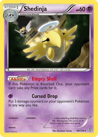 Shedinja (048/124) [Dragons Exalted] Reverse Holofoil - Rare