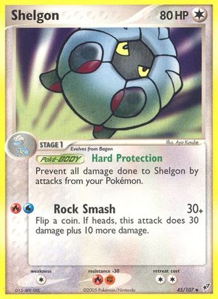 Shelgon (45/107) [Deoxys] - Uncommon