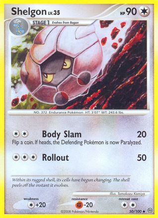 Shelgon (050/100) [Stormfront] Reverse Holofoil - Uncommon