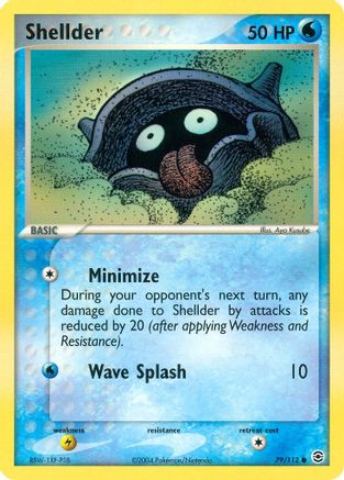 Shellder (79/112) [FireRed & LeafGreen] Reverse Holofoil - Common