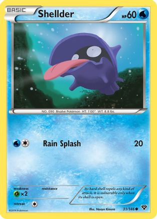 Shellder (31/146) [XY Base Set] Reverse Holofoil - Common