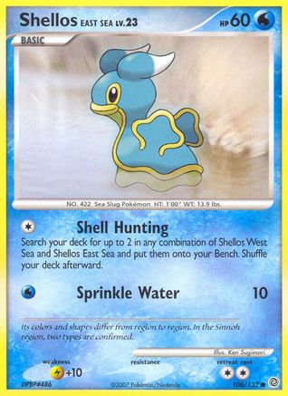 Shellos East Sea (106/132) [Secret Wonders] - Common