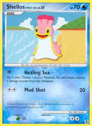 Shellos West Sea (80/111) [Rising Rivals] Reverse Holofoil - Common
