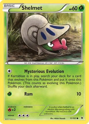 Shelmet (11/101) [Noble Victories] Reverse Holofoil - Common