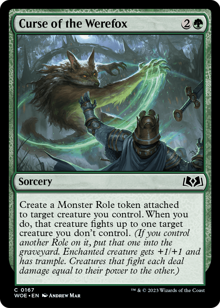 Curse of the Werefox (WOE-167) [Wilds of Eldraine] Foil