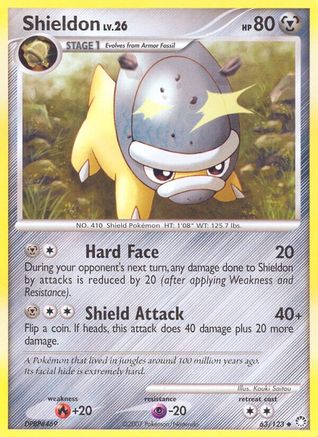 Shieldon (063/123) [Mysterious Treasures] Reverse Holofoil - Uncommon
