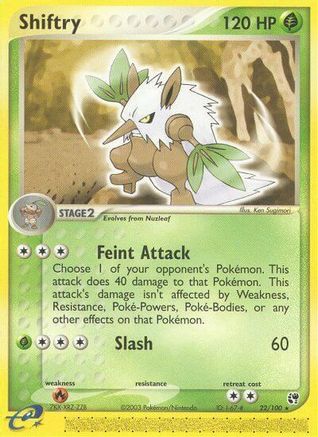 Shiftry (22/100) [Sandstorm] - Rare