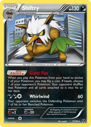 Shiftry (72/99) [Next Destinies] - Rare