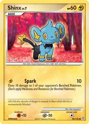 Shinx (098/130) [Diamond and Pearl] Reverse Holofoil - Common