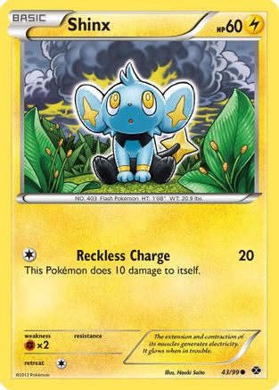 Shinx (043/99) [Next Destinies] Reverse Holofoil - Common