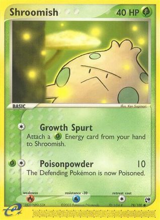 Shroomish (78/100) [Sandstorm] - Common