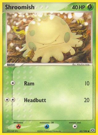 Shroomish (63/106) [Emerald] Reverse Holofoil - Common