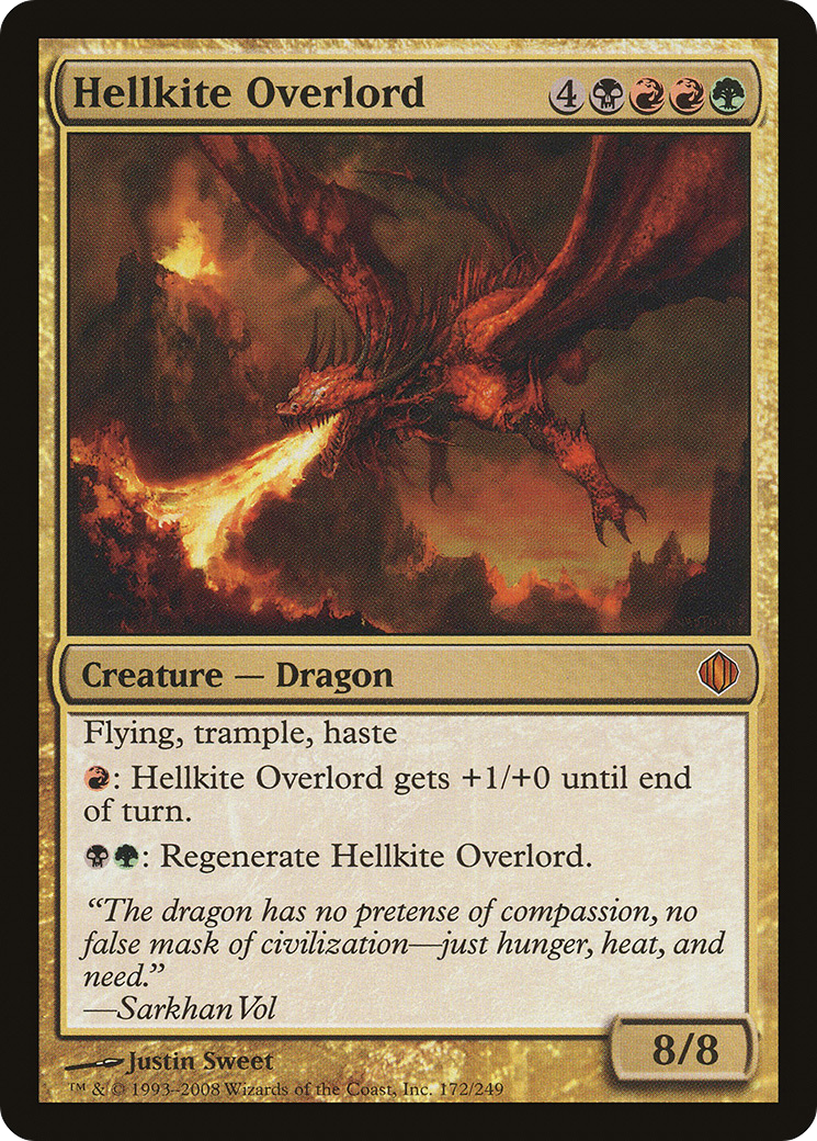 Hellkite Overlord (ALA-172) [Shards of Alara] Foil