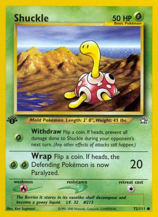 Shuckle (072/111) [Neo Genesis] 1st Edition - Common