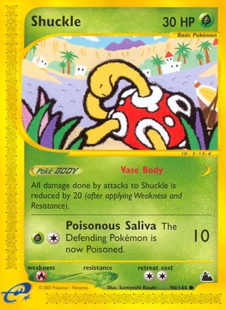Shuckle (96/144) [Skyridge] Reverse Holofoil - Common
